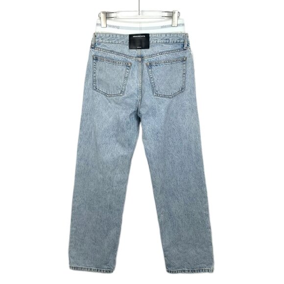 Alexander Wang Light Blue Cotton Casual Patchwork Jeans Size 27 Womens - Picture 2 of 8